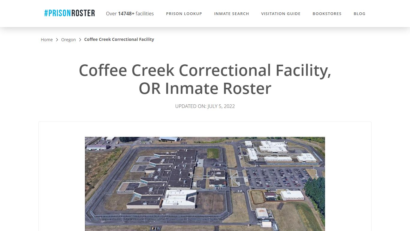 Coffee Creek Correctional Facility, OR Inmate Roster - Prisonroster